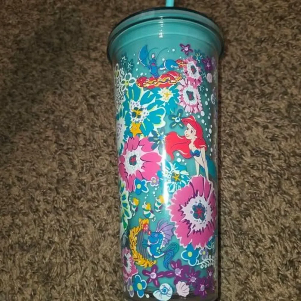 Vera Bradley Disney The Little Mermaid Tumbler with Straw